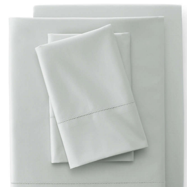 QUEEN-Size, Light Fog, 700 Thread Count Luxe Premium Supima Cotton No Iron Sateen Bed Sheet Set