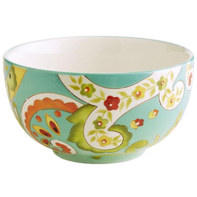 Bianca Paisley Bowl - Turquoise