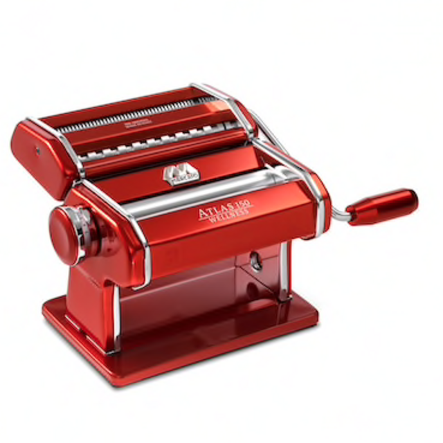 Pasta machine Atlas 150 Red colour