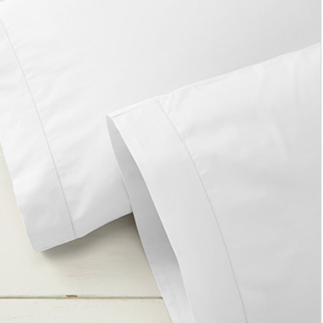 King Percale Pillowcases, Set of Two