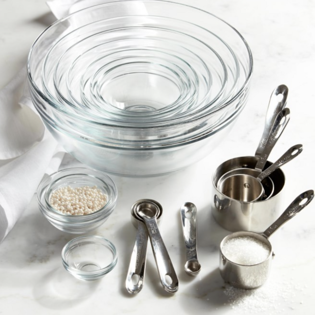 Glass Mixing Bowl 10-Piece Set