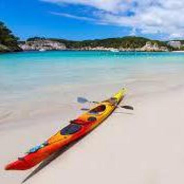 Kayaking in Menorca, Spain