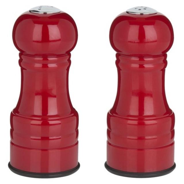 Trudeau 4.5" Salt and Pepper Set - Red