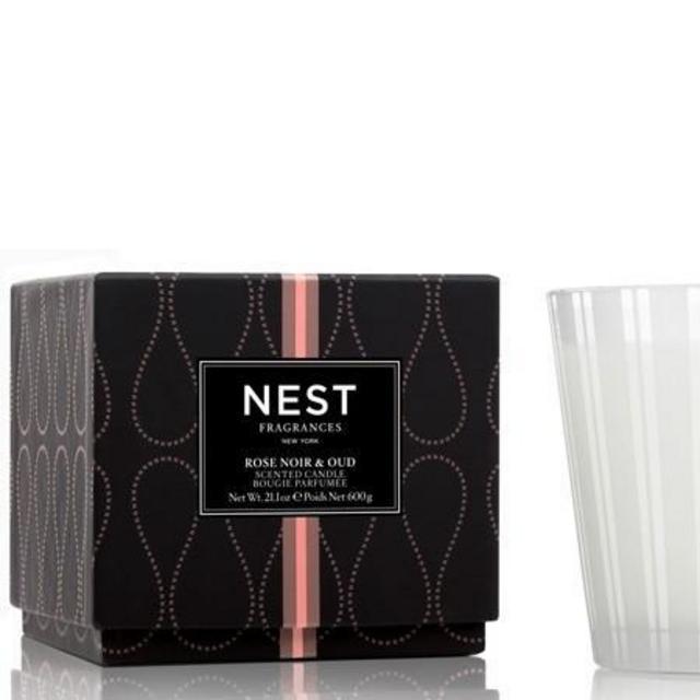 Rose Noir & Oud Three-Wick Candle