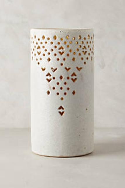 White Nile Candleholder Large Yellow