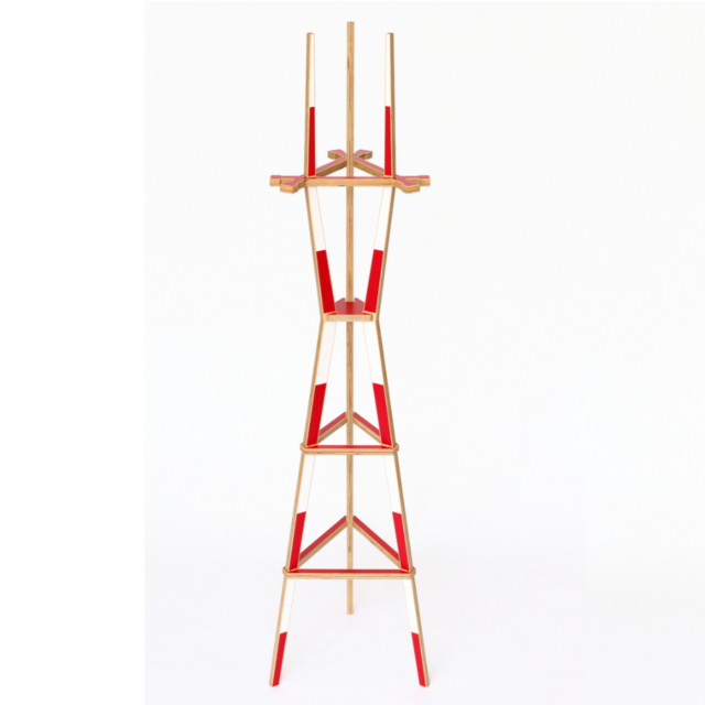 Sutro Tower Coat Rack