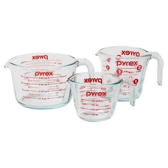 Pyrex Measuring Cup Set 3 piece product details page