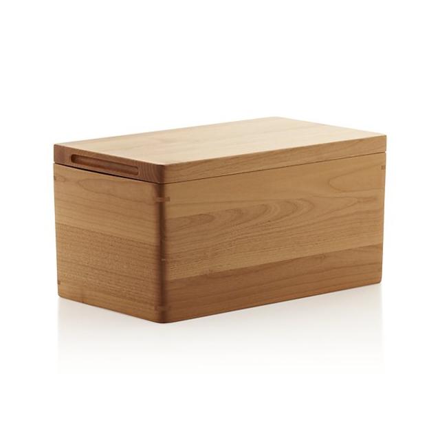 Wood Bread Box
