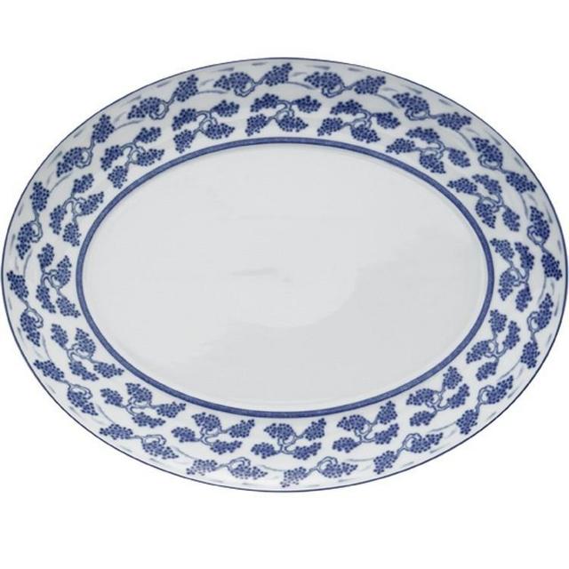 Scully & Scully | Mottahedeh Blue Shou Oval Platter, Large