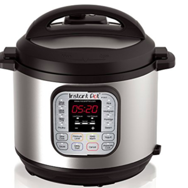 Instant Pot DUO60 6 Qt 7-in-1 Multi-Use Programmable Pressure Cooker, Slow Cooker, Rice Cooker, Steamer, Sauté, Yogurt Maker and Warmer (Packaging May Vary)