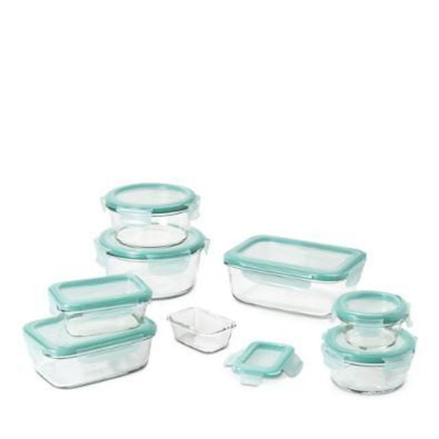 16-Piece Smart Seal Glass Container Set