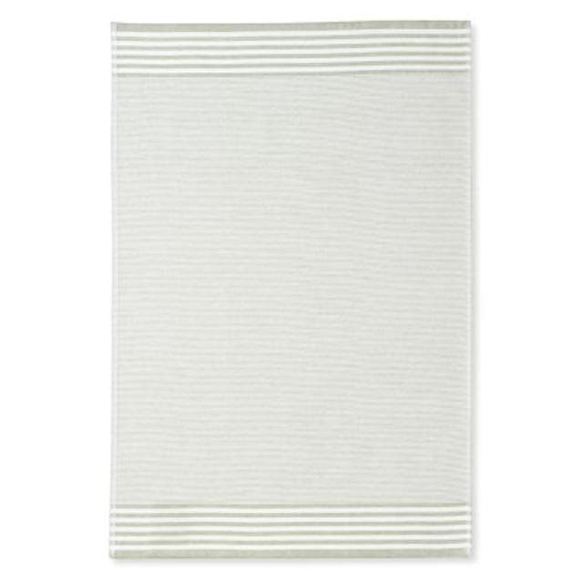Williams Sonoma Bay Stripe Towels, Set of 4, Sage