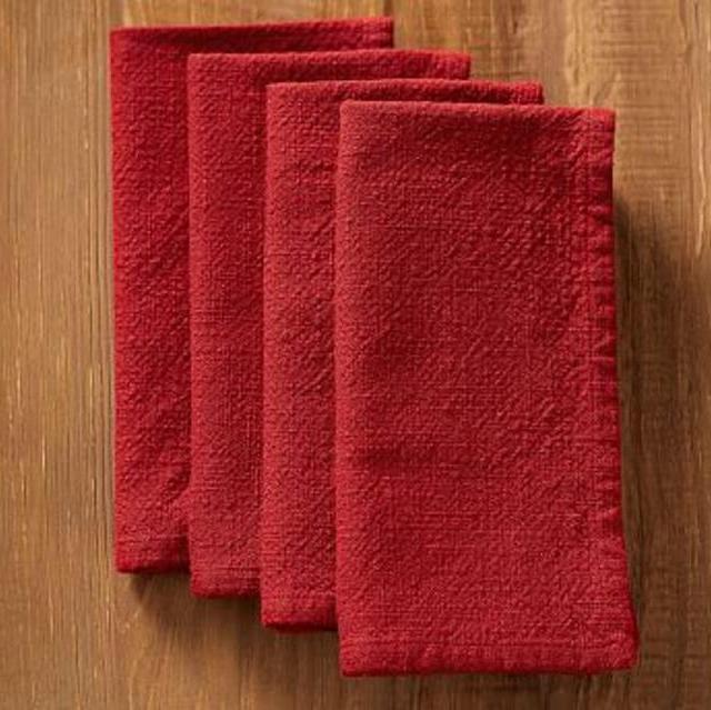 Cotton Casual Napkin, Set of 4(blue smoke)