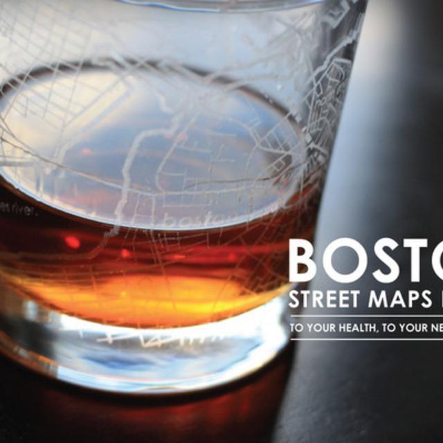 Boston Street Maps Rocks