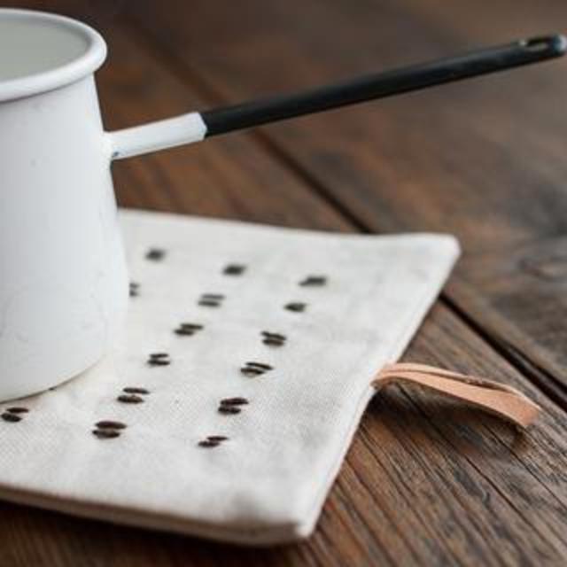 Potholder - handmade natural canvas by Specialty Dry Goods | Madesmith