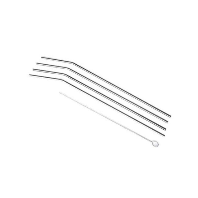 Stainless Steel Straws, Pack of 4