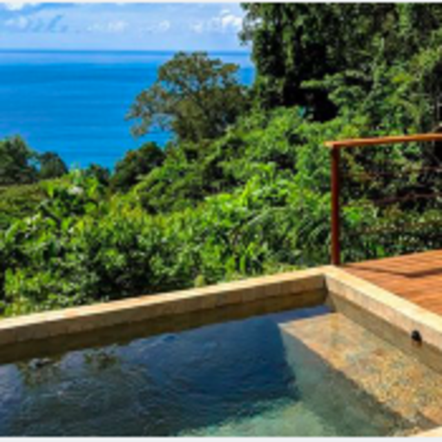 Contribution to private pool villa