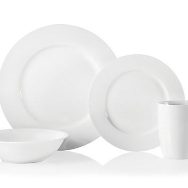 Oneida Natural White 16-pc. Dinnerware Set