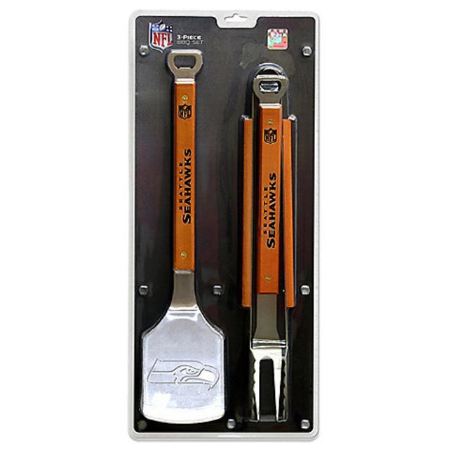 NFL Seattle Seahawks 3-Piece Sportula BBQ Set