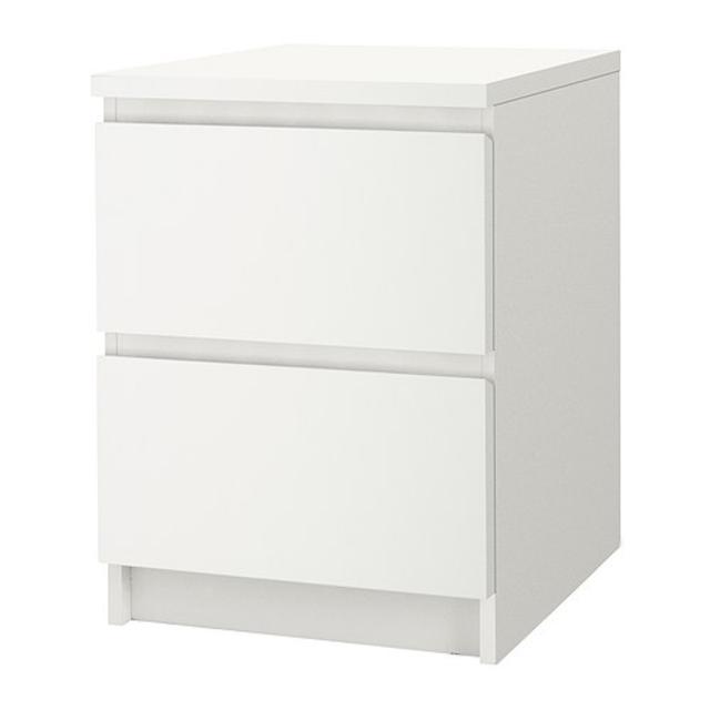 Two MALM Nightstands