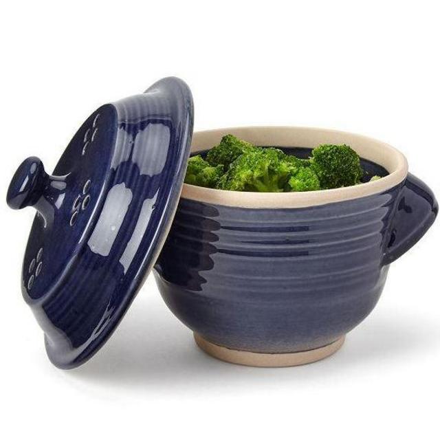 Stoneware Microwave Veggie Steamer