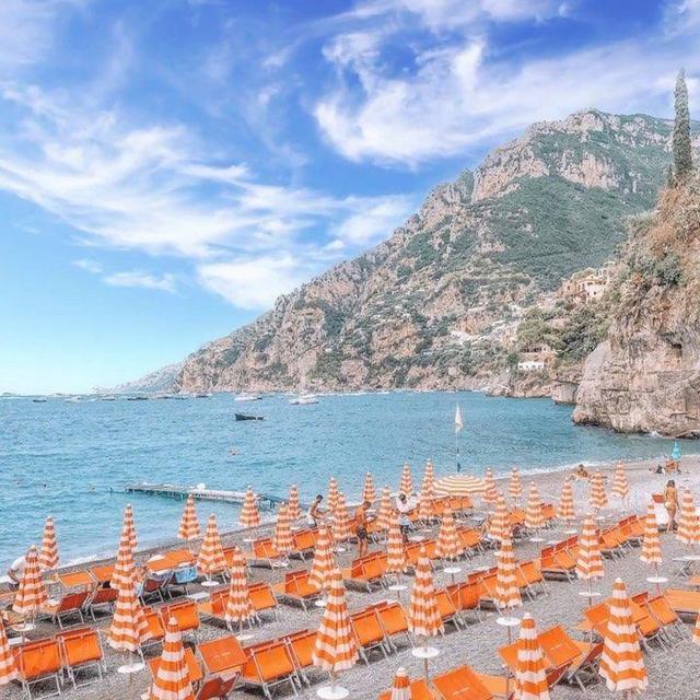 Beach day at the Arienzo Beach Club Positano