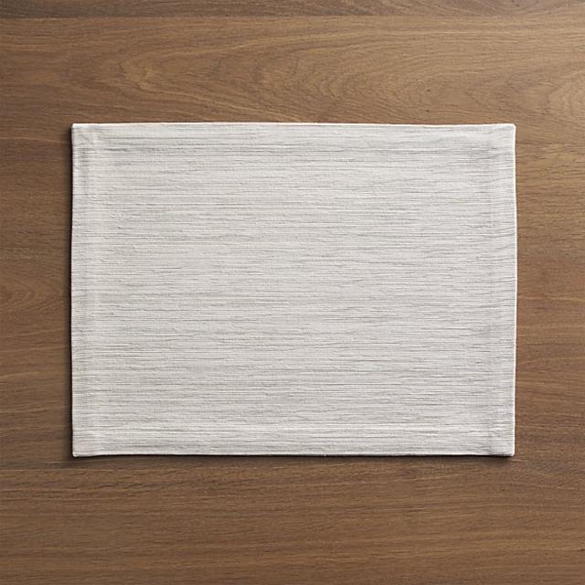 Grasscloth White Placemat