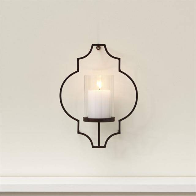 Rosaline Metal Wall Candle Holder
