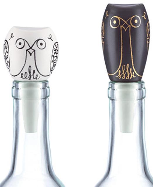 kate spade new york Woodland Park Set of 2 Owl Bottle Stoppers