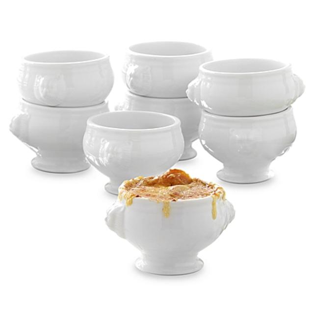Over & Back Lion's Head Bowls (Set of 8)