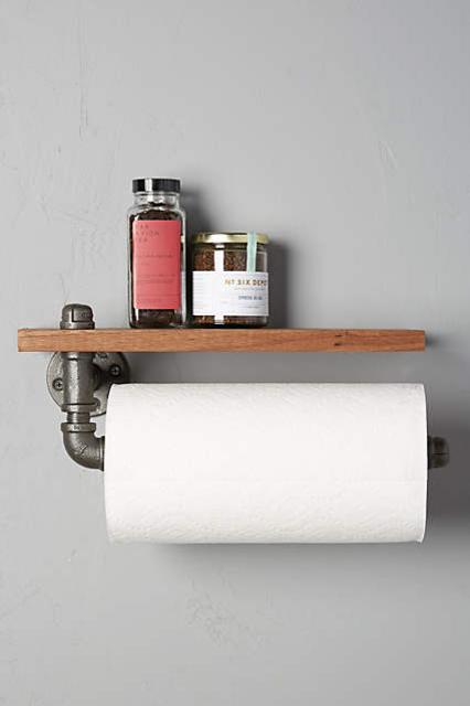 Black Walnut Paper Towel Holder