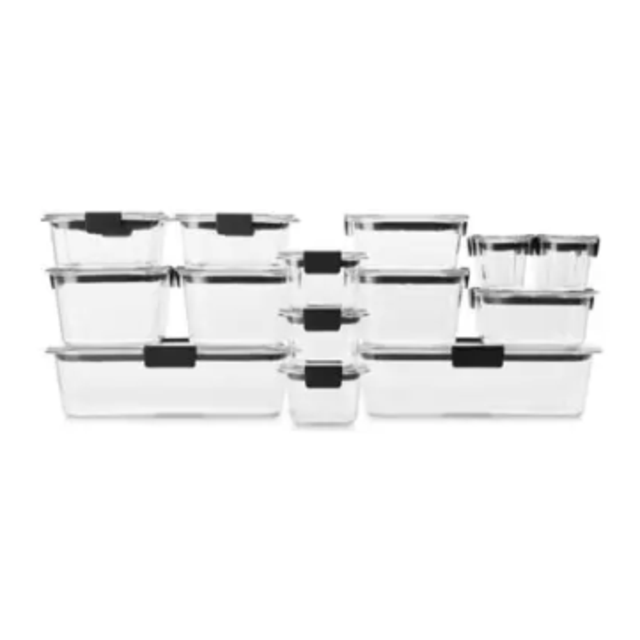 Rubbermaid® Brilliance 36-Piece Food Storage Container Set