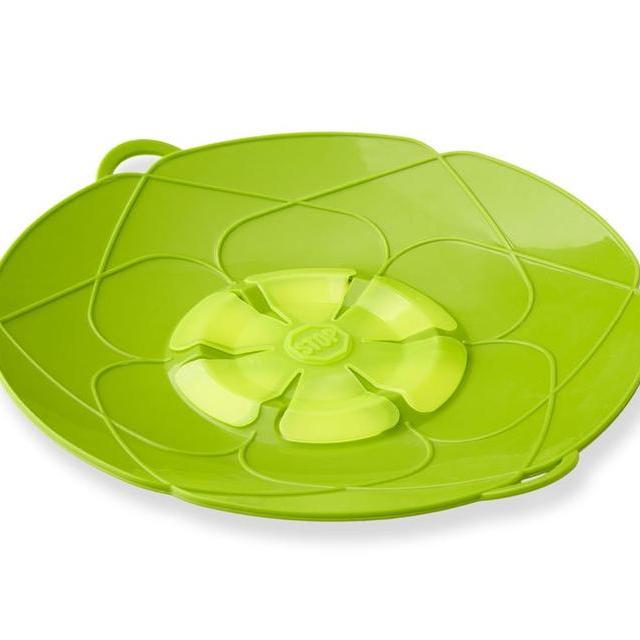 Kuhn Rikon Kochblume Spill Stopper, Large, 12-Inch, Green