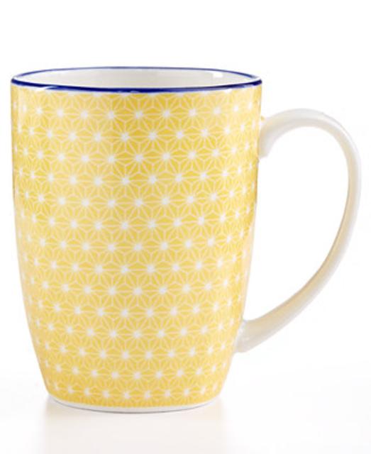 Certified International Chelsea Collection Porcelain Poppy Mug