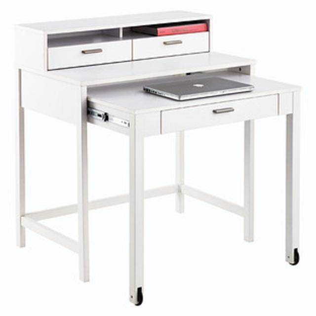 White Henley Roll-Out Desk