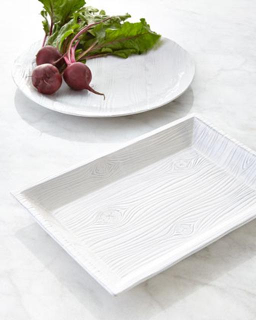 "Woodgrain" Rectangle Platter