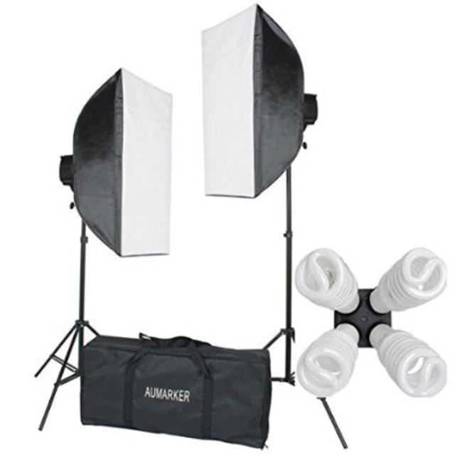 StudioFX 1600 WATT H9004S Digital Photography Continuous Softbox Lighting Studio Video Portrait Kit H9004S