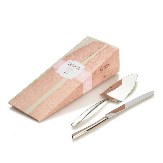 Mikasa® Kya Smoke 2-Piece Cake Knife and Server Set