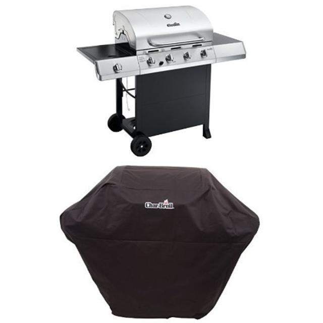 Char-Broil Classic 4-Burner Gas Grill + Cover