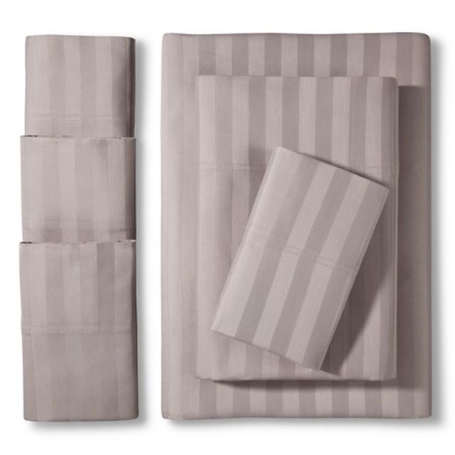 Queen Size Elite Home Delray Damask 600TC 6-Pc Sheet Set product details page