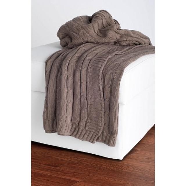 Rizzy Home Cable Knit Sweater Throw product details page