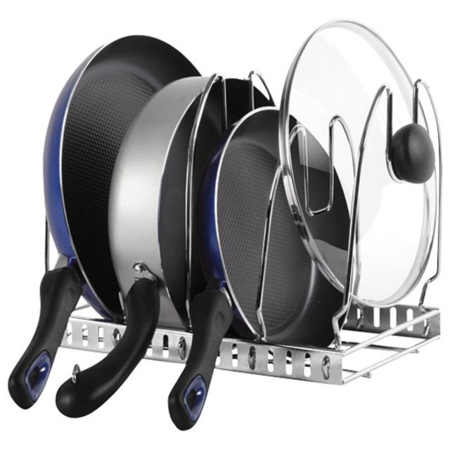 Chrome Cookware Organizer