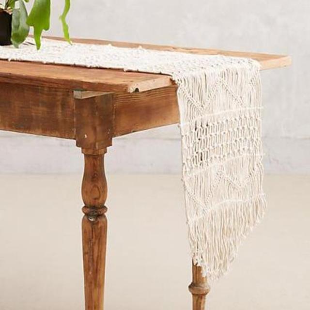 Handwoven Macrame Runner