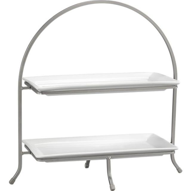 Cambridge 2-Tier Server with Plates