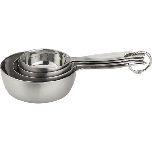 Set of 4 Stainless Steel Measuring Cups