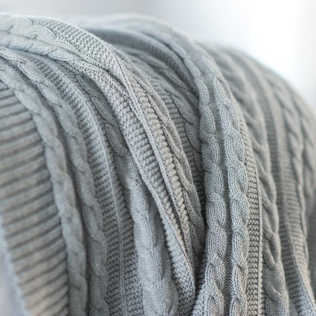 Cable Knit Throw