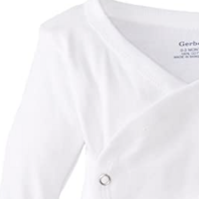 Gerber Baby 2-Pack Long-Sleeve Side-snap Mitten-Cuff Shirt