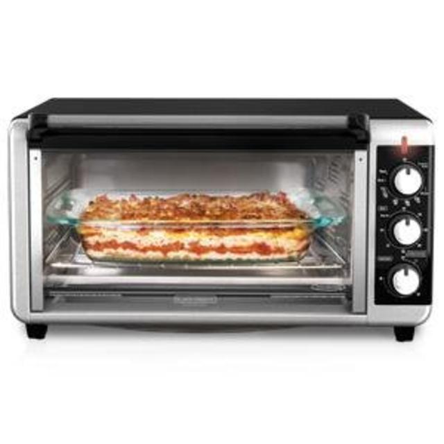 Black+Decker TO3250XSB Extra-Wide 8-Slice Toaster Oven,Stainless Steel/Black
