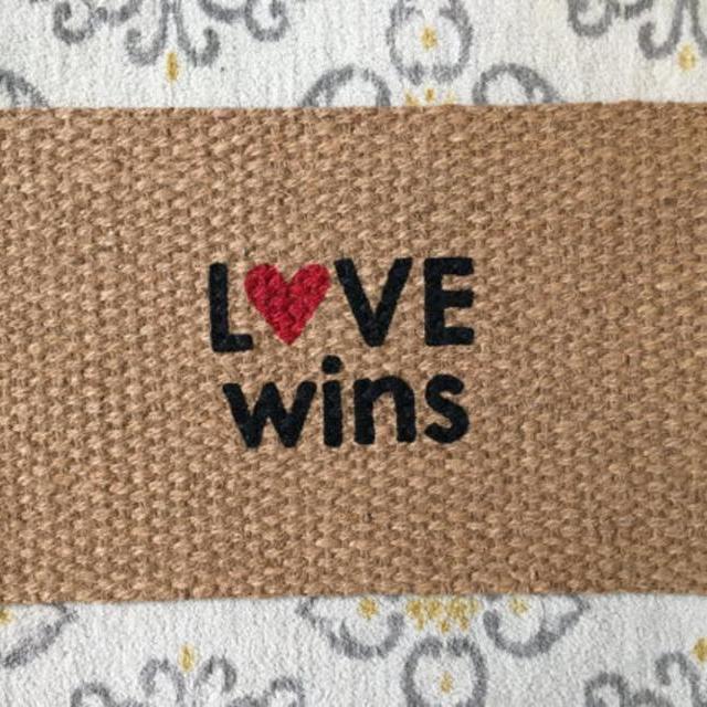 Etsy - Love Wins Doormat