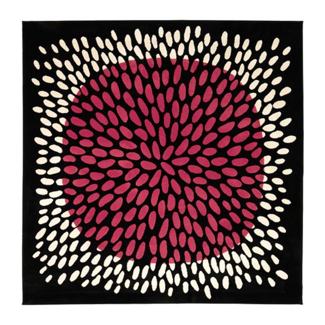 TRÅDKLÖVER Rug, low pile, multicolor